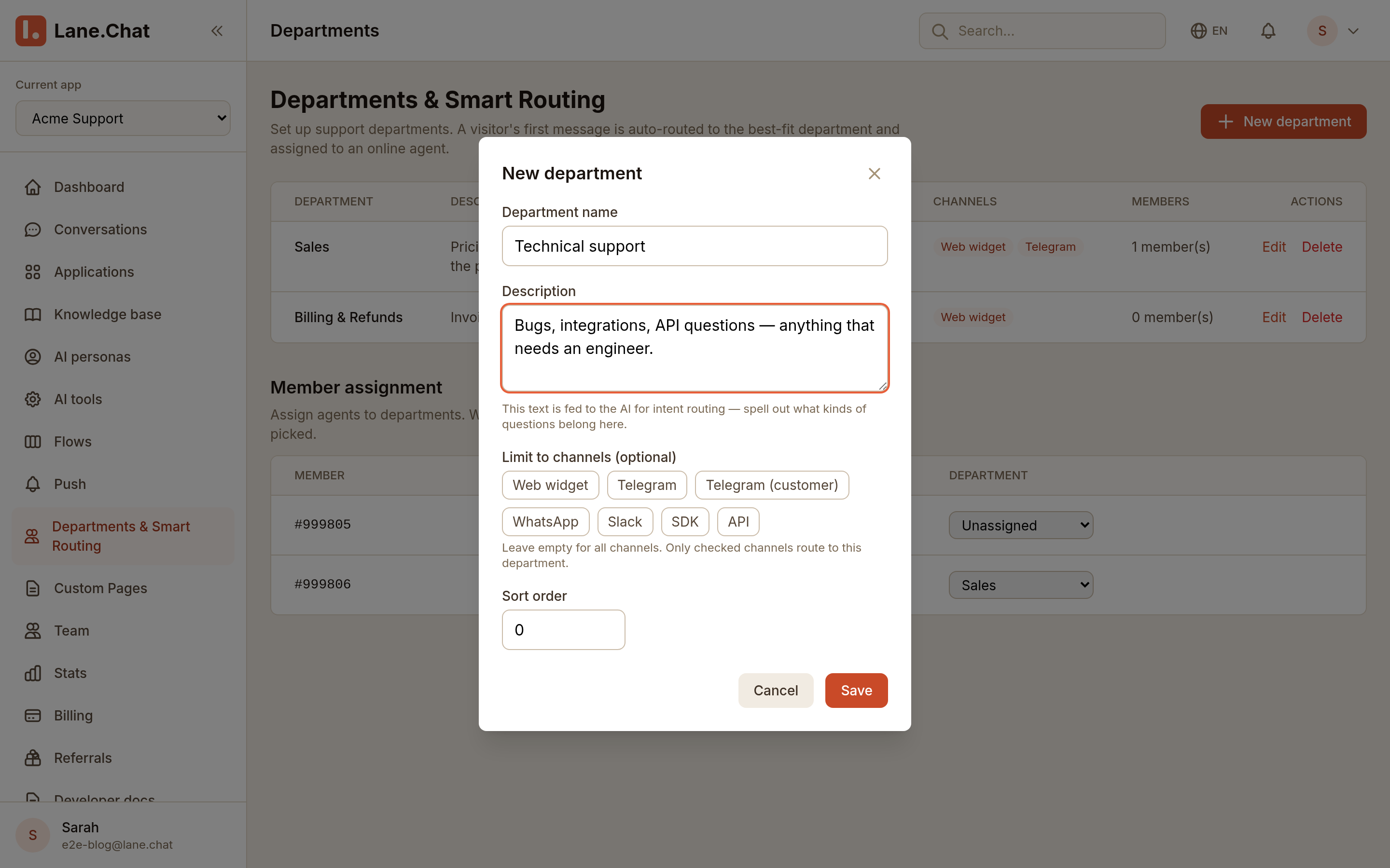 Step 4 — new group config